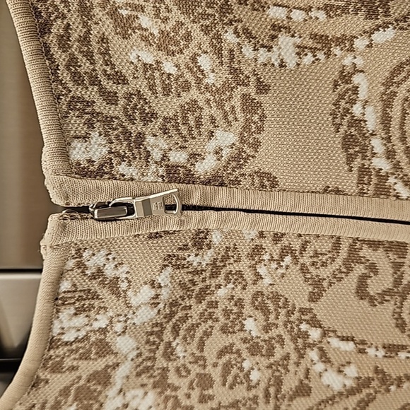 💕BCBGMAXAZRIA💕 Alix Jacquard Dress Light Stone Floral Tapestry Large NWT - Picture 11 of 16